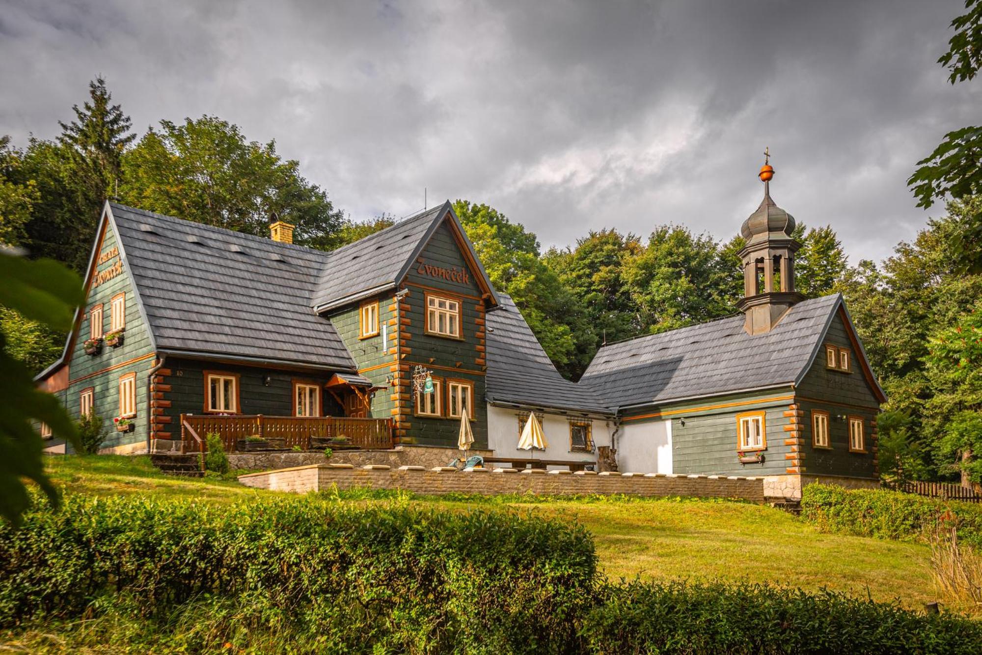 Chata Zvonecek Jiřetín pod Jedlovou Bagian luar foto